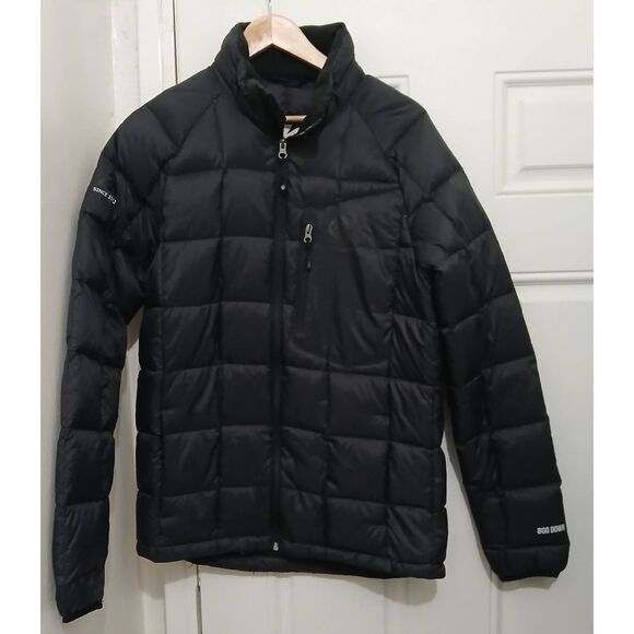 K2 mens medium 800 down lightweight black jacket quilted warm - Picture 1 of 7